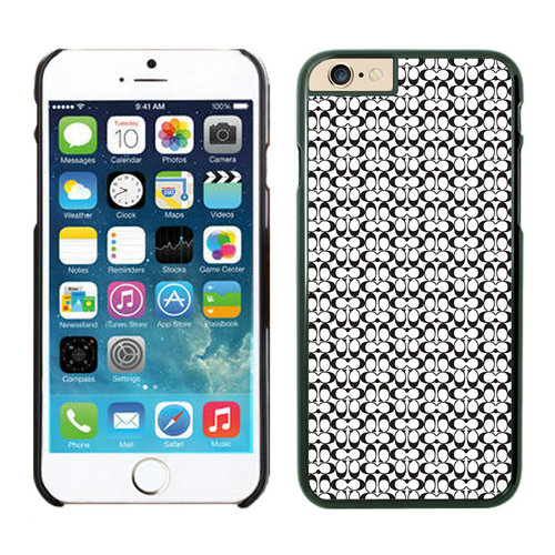 Coach In Confetti Signature Black iPhone 6 Cases EYP | Women